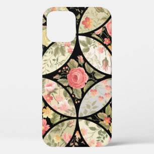 Floral Patchwork Vintage Seamless Pattern iPhone 12 Case