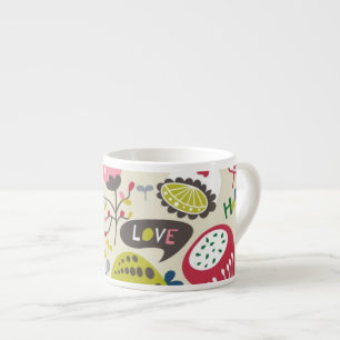 Floral Pattern 11 Espresso Cup