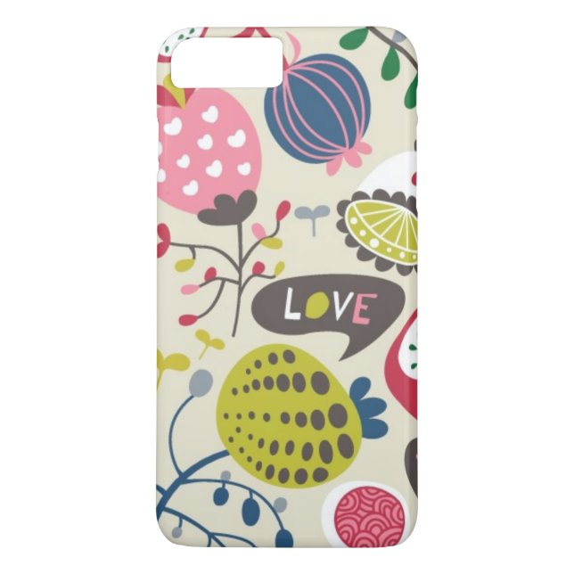 Floral Pattern 12 Case-Mate iPhone Case (Back)