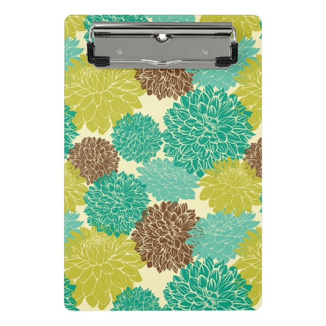 Floral Pattern 12 Mini Clipboard (Front)