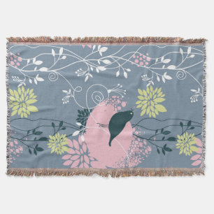 Floral Pattern 12 Throw Blanket