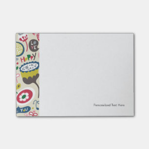 Floral Pattern 14 Post-it Notes
