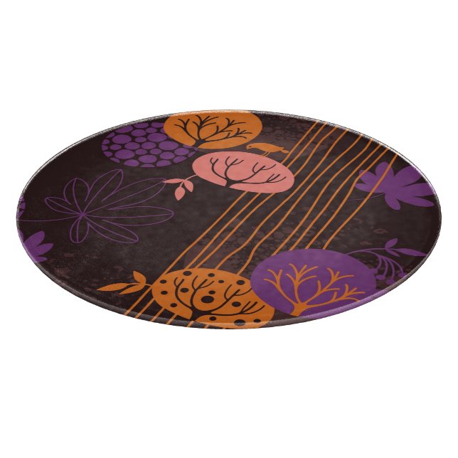 Floral pattern 2 2 cutting board (Corner)