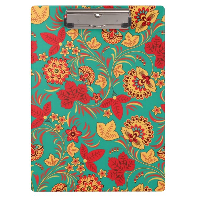Floral pattern 2 3 clipboard (Front)