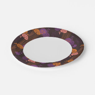 Floral pattern 2 3 paper plate