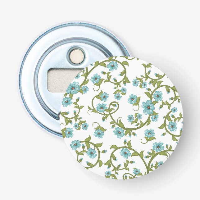 Floral Pattern 2 Bottle Opener (Front)