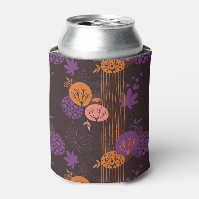 Floral pattern 2 can cooler (Can Front)