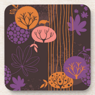 Floral pattern 2 coaster