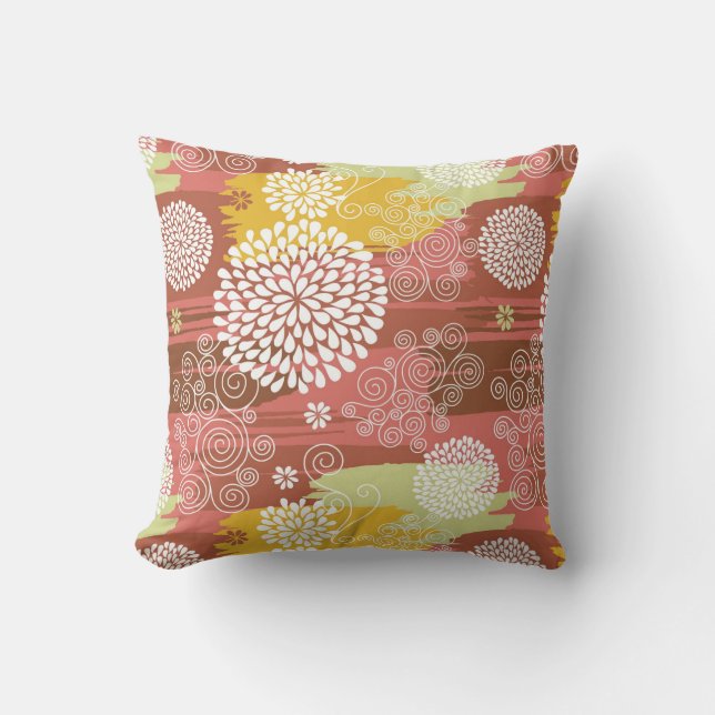 Floral pattern 2 cushion (Front)