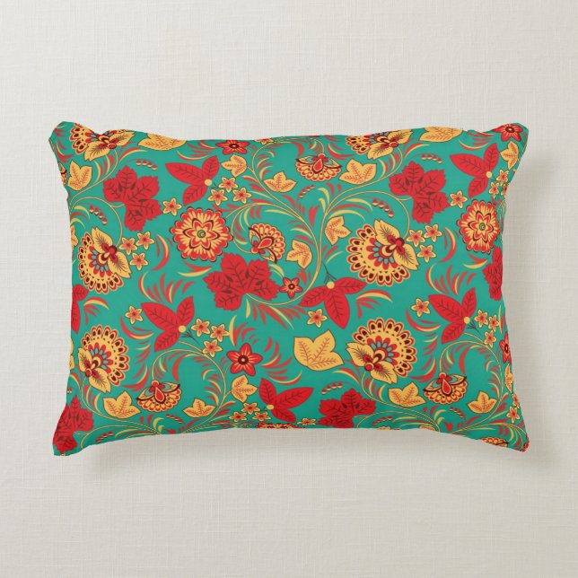 Floral pattern 2 decorative cushion (Front)