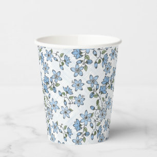 Floral pattern 2 paper cups