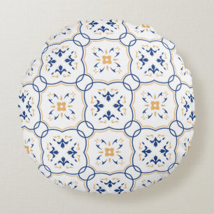 Floral Pattern 2 Round Cushion