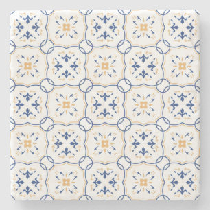 Floral Pattern 2 Stone Coaster