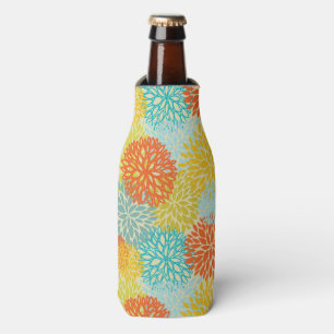 Floral pattern 3 bottle cooler