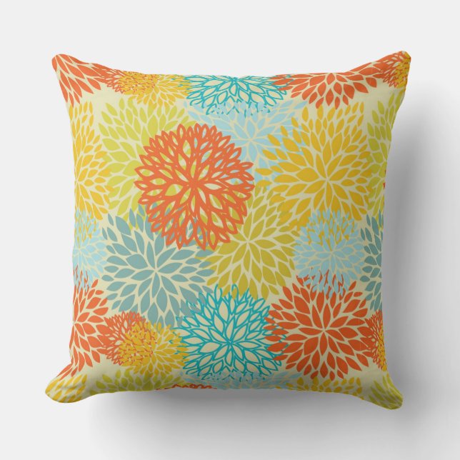 Floral pattern 3 cushion (Front)