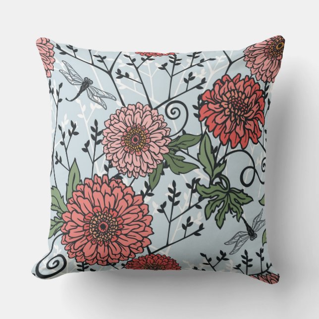 Floral pattern 3 cushion (Front)