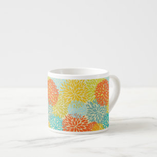 Floral pattern 3 espresso cup