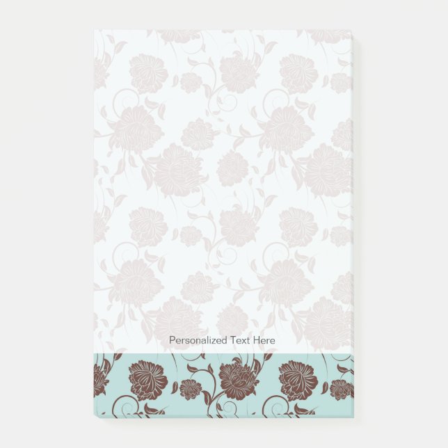 Floral Pattern 3 Post-it Notes (Front)