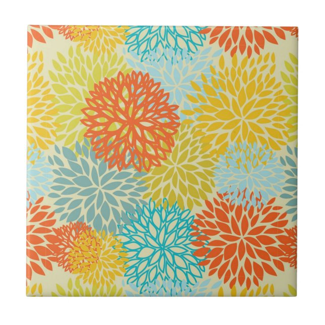 Floral pattern 3 tile (Front)