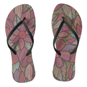 Floral pattern 4 2 jandals