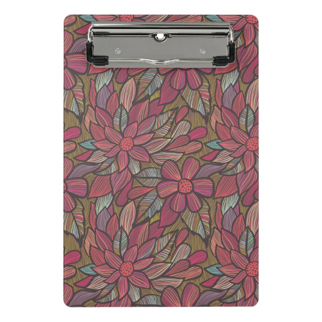 Floral pattern 4 2 mini clipboard (Front)