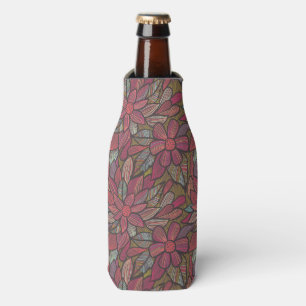 Floral pattern 4 bottle cooler