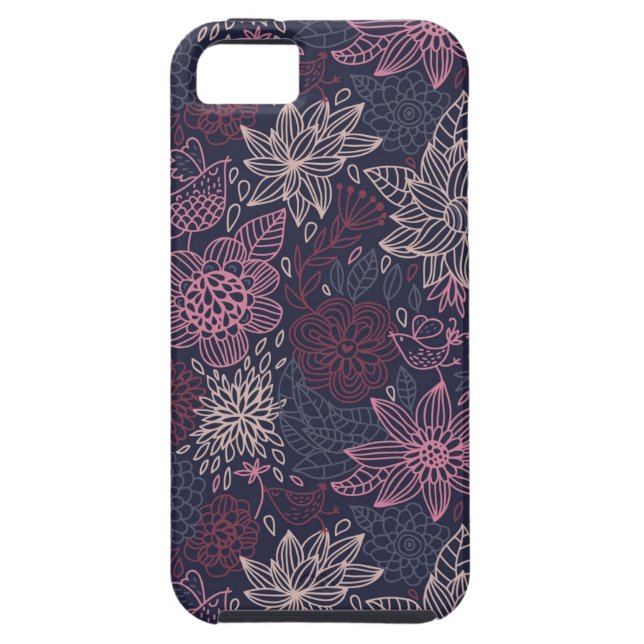 Floral pattern 4 Case-Mate iPhone case (Back)