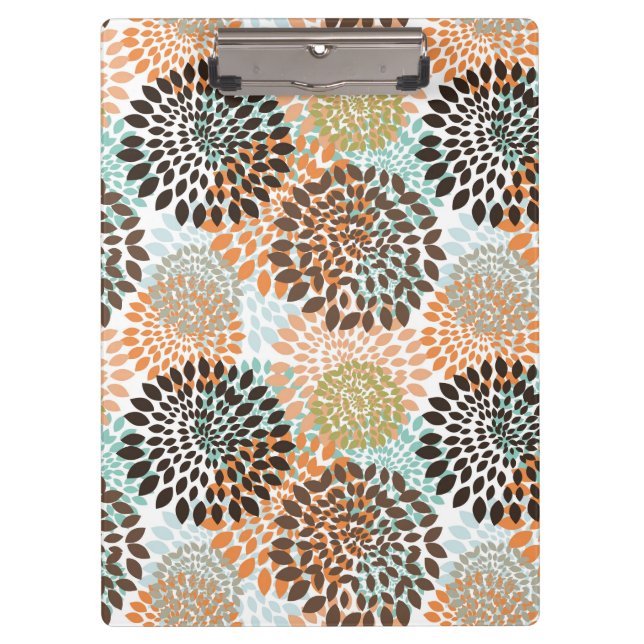 Floral Pattern 4 Clipboard (Front)