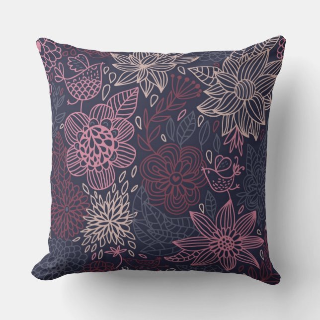 Floral pattern 4 cushion (Front)