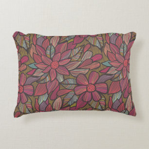Floral pattern 4 decorative cushion