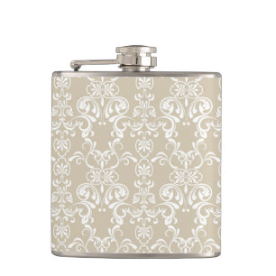 Floral Pattern 4 Hip Flask