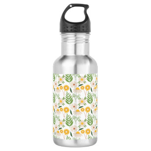 Floral Pattern 532 Ml Water Bottle