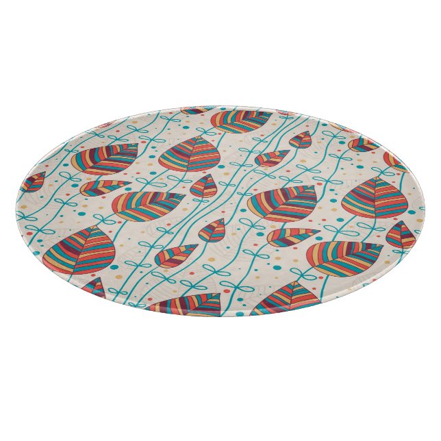 Floral pattern 5 2 cutting board (Corner)