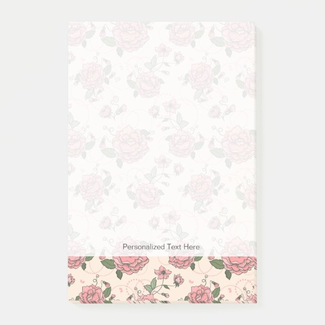 Floral pattern 5 2 post-it notes (Front)