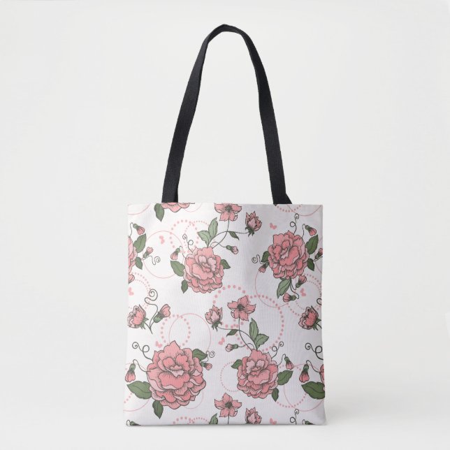 Floral pattern 5 2 tote bag (Front)