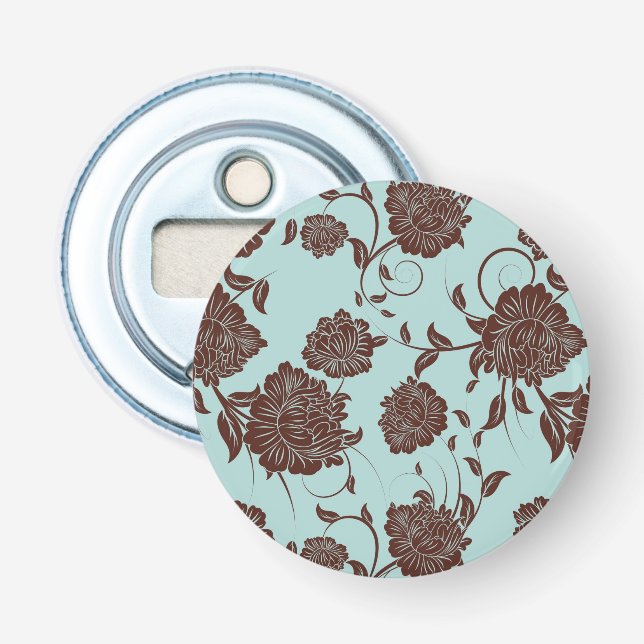 Floral Pattern 5 Bottle Opener (Front)