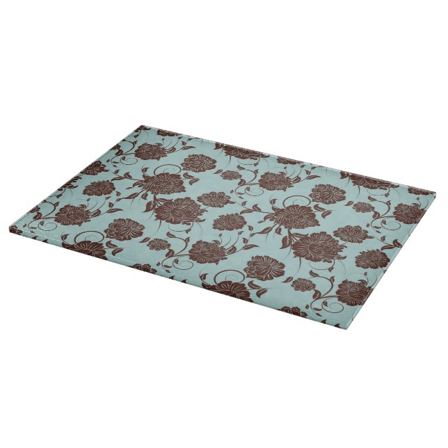 Floral Pattern 5 Cutting Board (Corner)