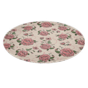 Floral pattern 5 cutting board