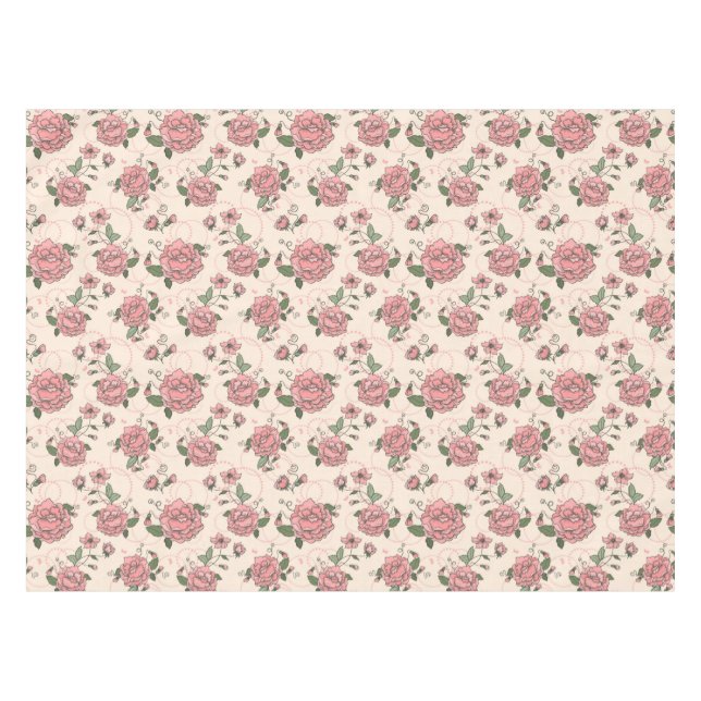 Floral pattern 5 tablecloth (Front (Horizontal))