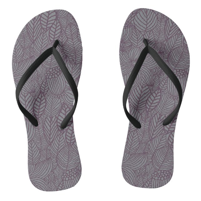 Floral Pattern 7 Jandals (Footbed)