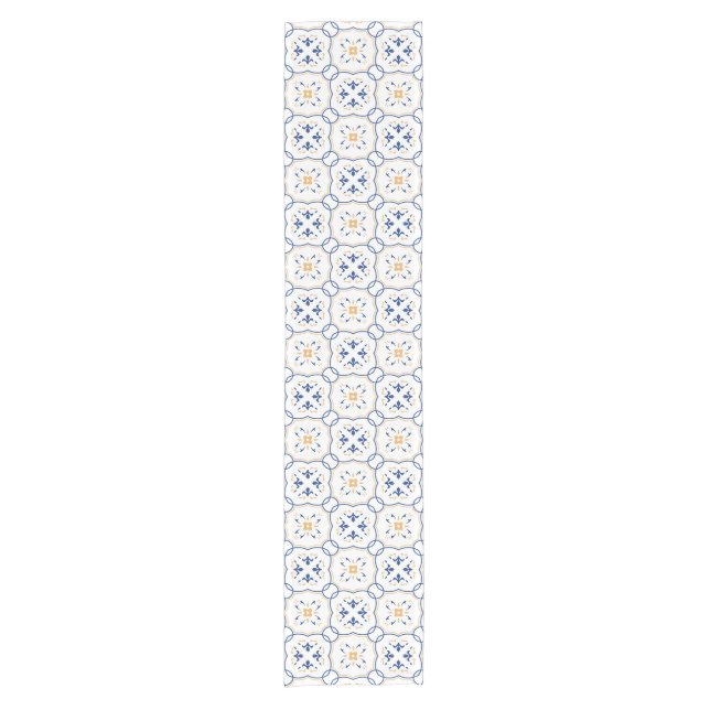 Floral Pattern 7 Short Table Runner (Front)