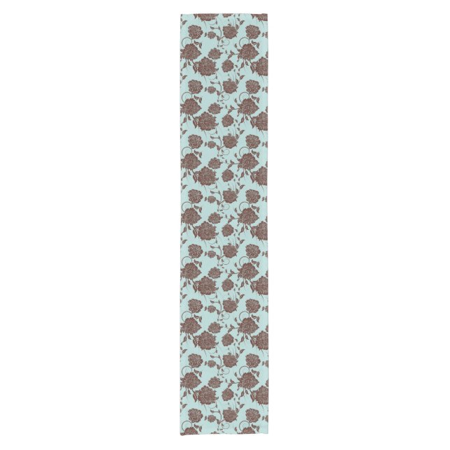 Floral Pattern 8 Short Table Runner (Front)