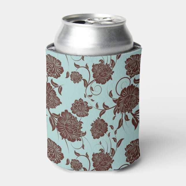 Floral Pattern 9 Can Cooler (Can Front)