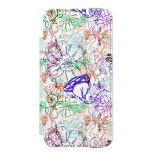 Floral Pattern 9 Incipio Watson™ iPhone 5 Wallet Case