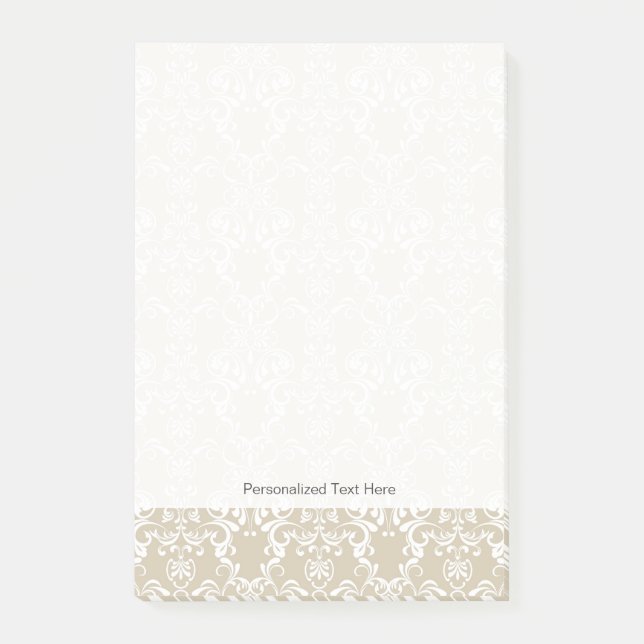 Floral Pattern 9 Post-it Notes (Front)