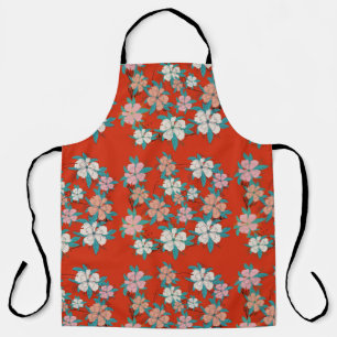 FLORAL PATTERN APRON