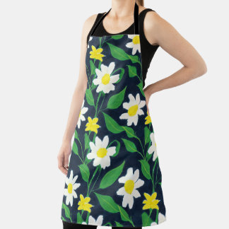 Floral Pattern Apron
