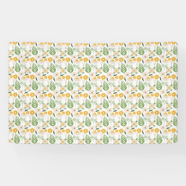 Floral Pattern Banner (Horizontal)