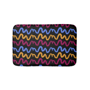 Floral Pattern Bath Mat