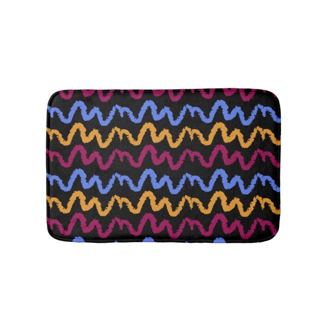 Floral Pattern Bath Mat (Front)